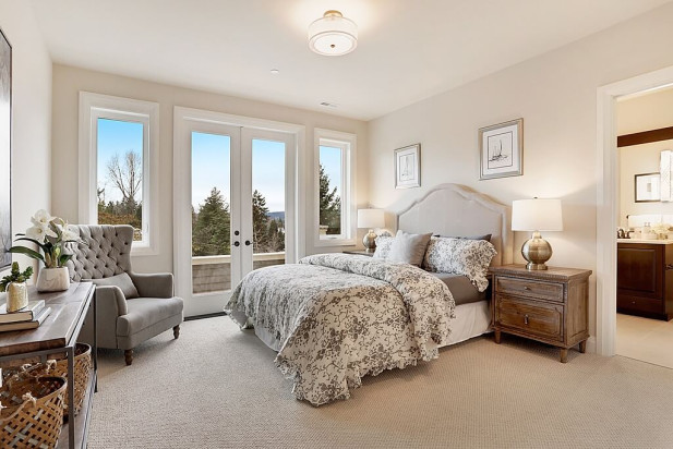 Luxury Custom Home Master Bedroom