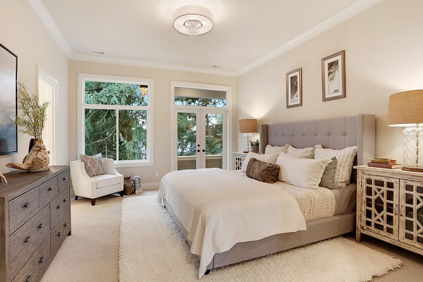 Luxury Custom Home Master Bedroom