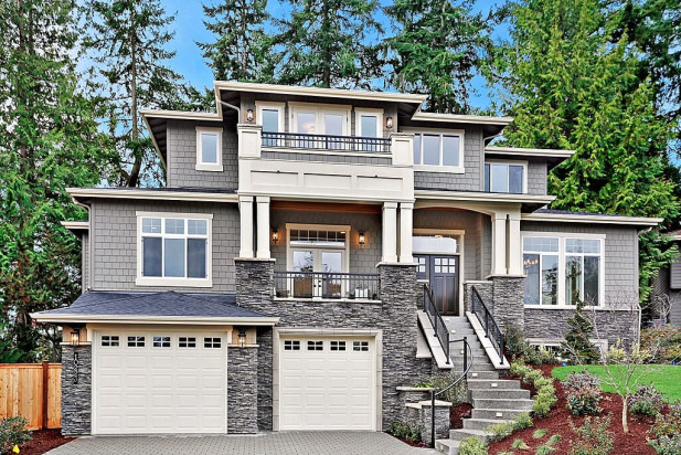 Luxury Custom Home Exterior - John Buchan Homes