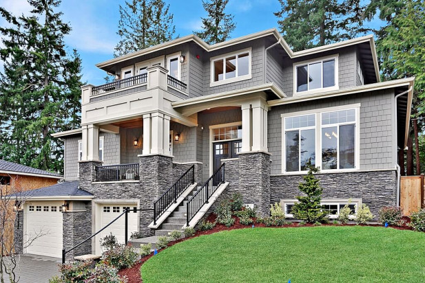 Luxury Custom Home Exterior - John Buchan Homes