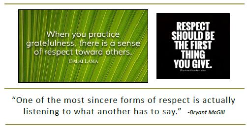 one of the most sincere forms of respect is actually listening to what another has to say